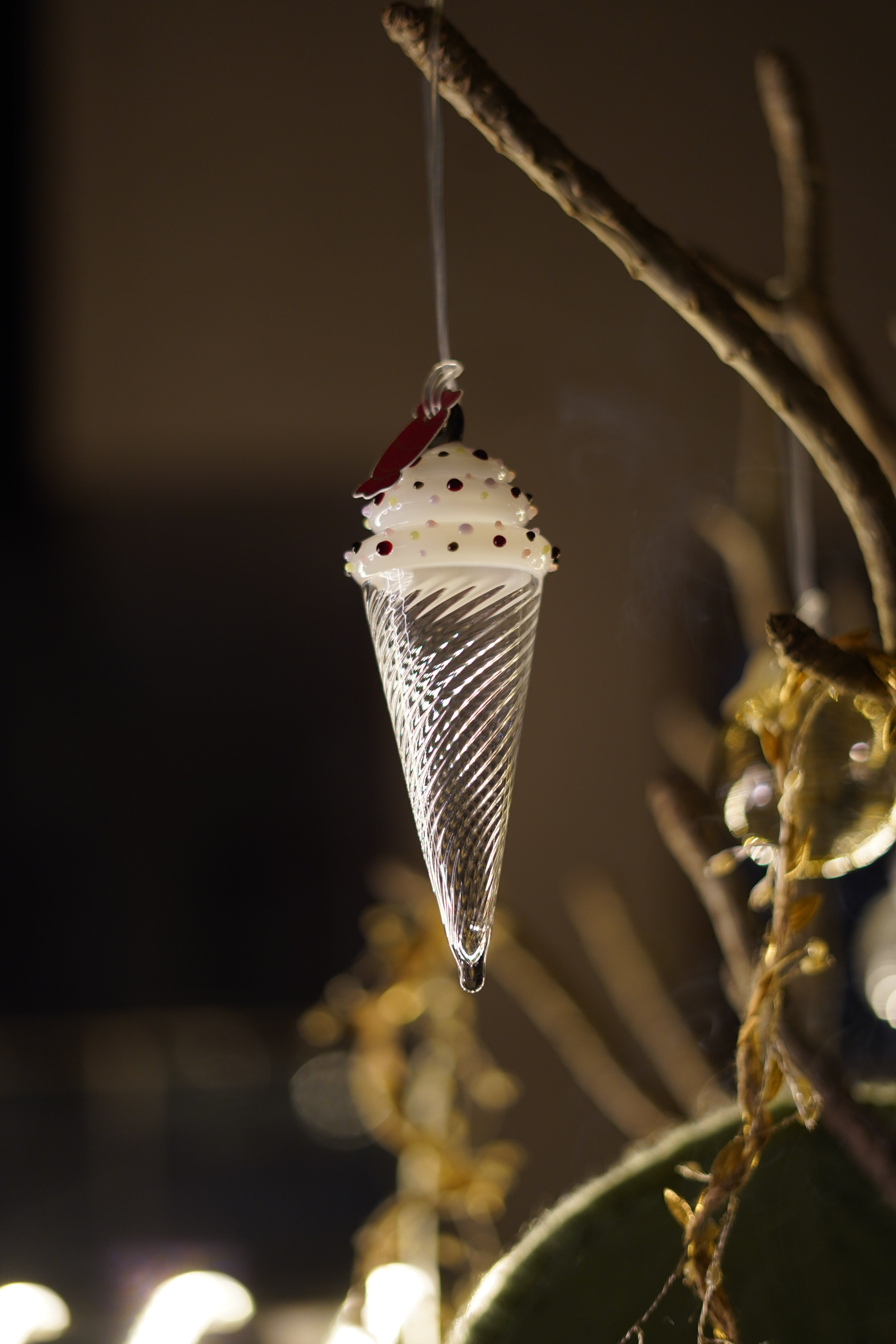 IceLace Cone Ornament