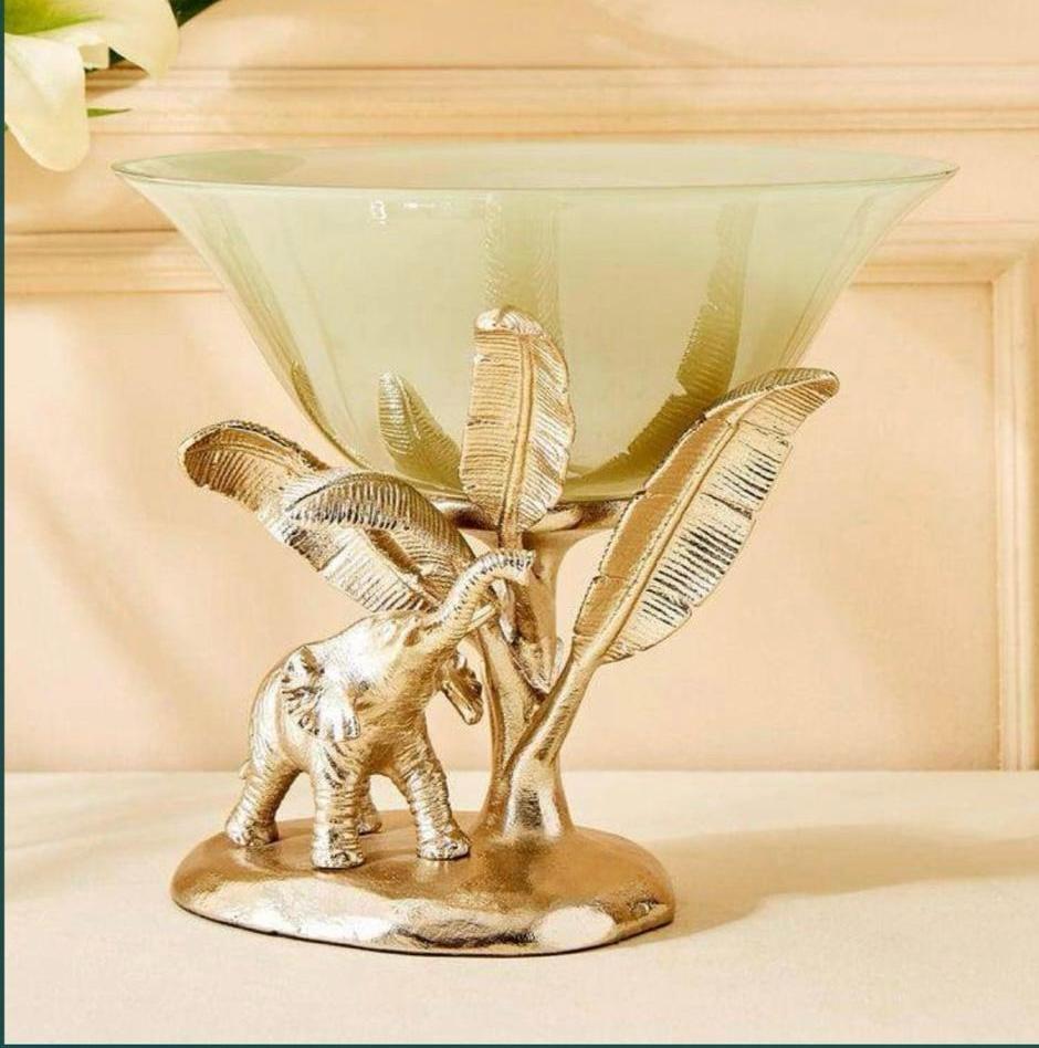 ELEPHANT GLASS BOWL